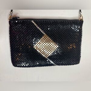 Small Vintage RETRO Metal Beaded Shoulder Crossbody Handbag Purse Evening Bag